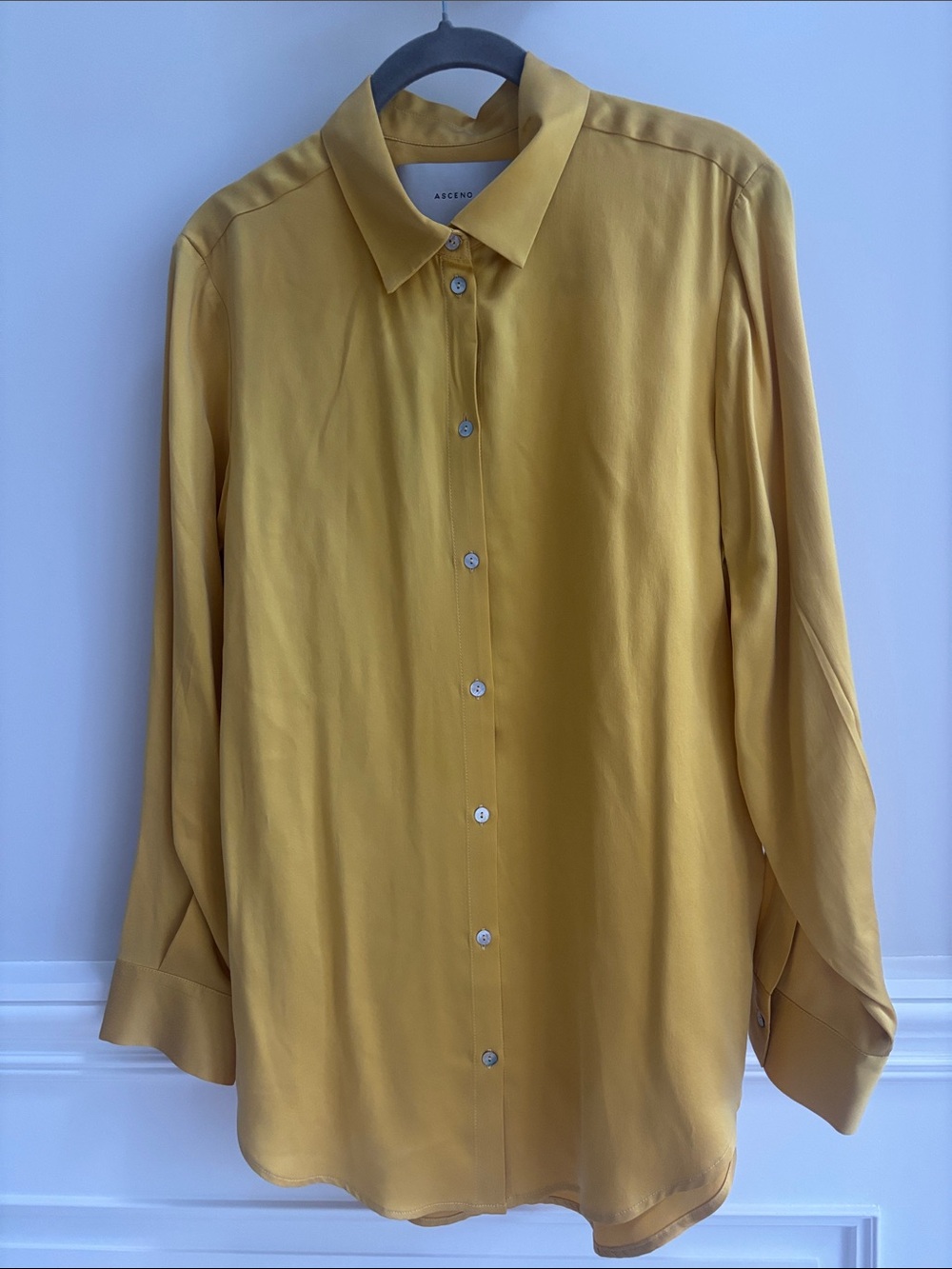 Asceno London Shirt Butterscotch XS NWT